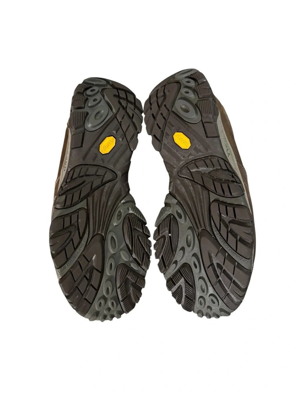 Merrell Men's Moab adventure moc Slip-On full grain Leather casual Shoes size 12